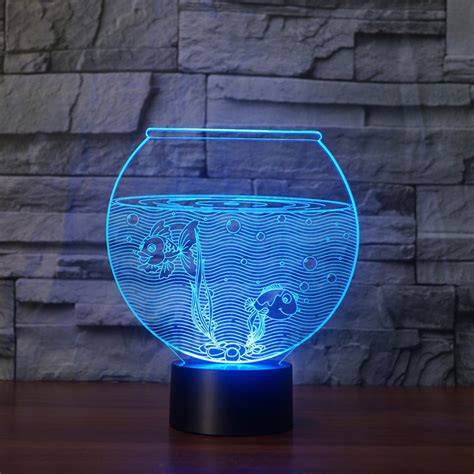 Magical lights fish bowl